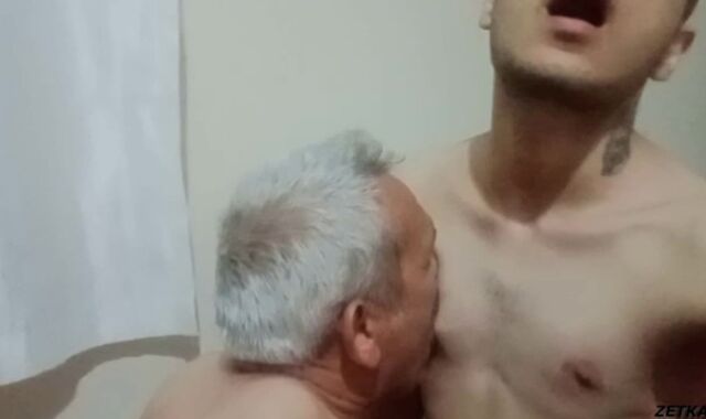 OLD MAN AND STUD HAVE CRIMSON-WARM FUCKY-FUCKY AT HOME