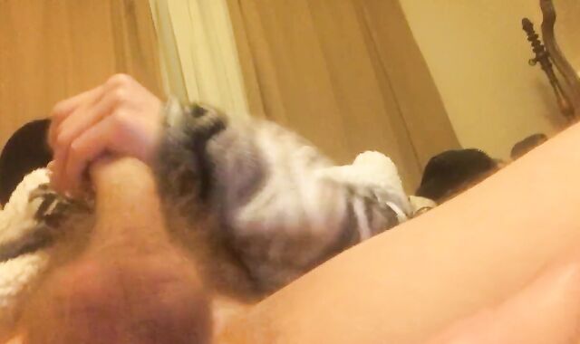 Wanking Off In Wool & Leather With Chisel