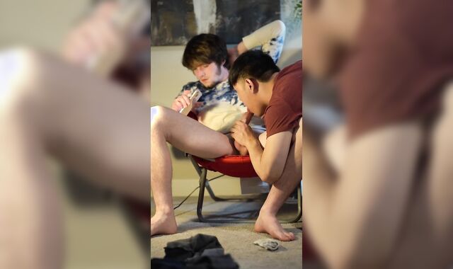 my heterosexual gaming acquaintance cum in my facehole again!!