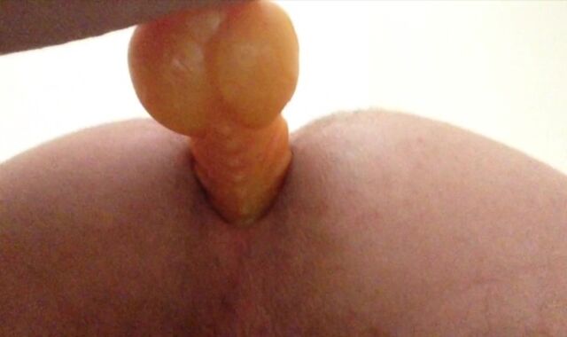 Close up assfuck with Bad Dragon toy