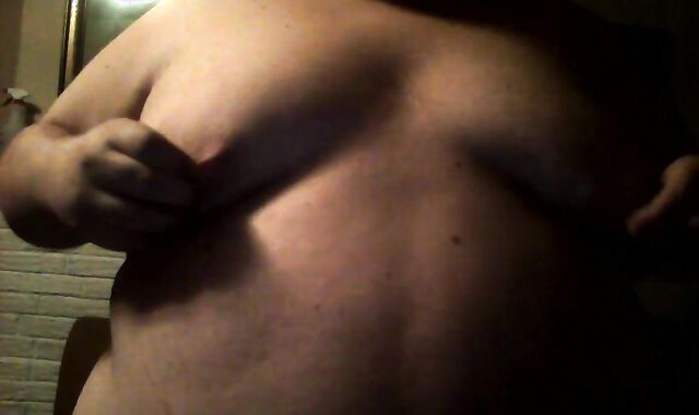 twenty one y/o chub plays with milk cans