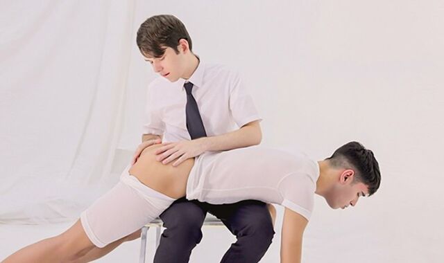 Crank Fellow Dakota Lovell Dominates Inexperienced Man Rob Quin During Holy Ritual - Missionary Men