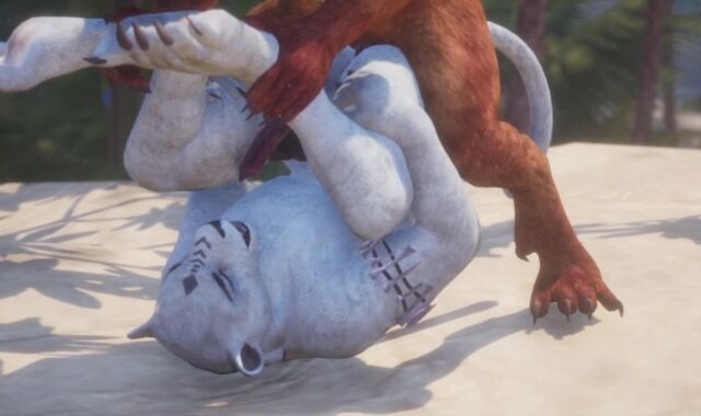 two Homo Male Lions Creaming Each Other (POINT OF SIGHT & Caress Shots) | Ultra-Ultra-Kinky Life Furries