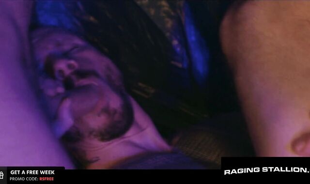 RagingStallion - Fatigued N' Super-Naughty Bulky Truckers 1st Faggot three-way -