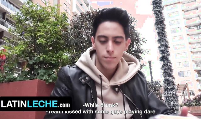 18 Year Aged Homo-For-Pay First-Timer Nate Wayne Takes Manstick From Behind For A Highly First-Ever Time - Latin Leche