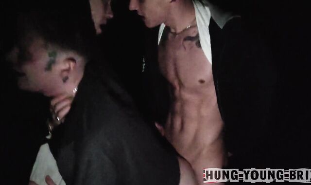 REAL Late Cruise in Wales Chav’s Butt Hole DESTROYED RAW N Spunky in woods