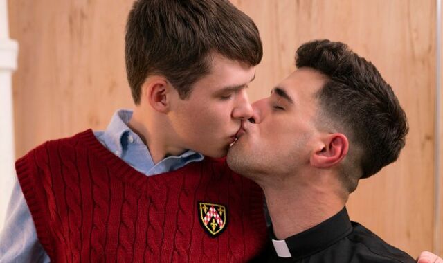 Altar Fellow Dakota Lovell Gets Smacked And Torn Up With Immense Faux-Hard-On In The Bishop's Office - YesFather