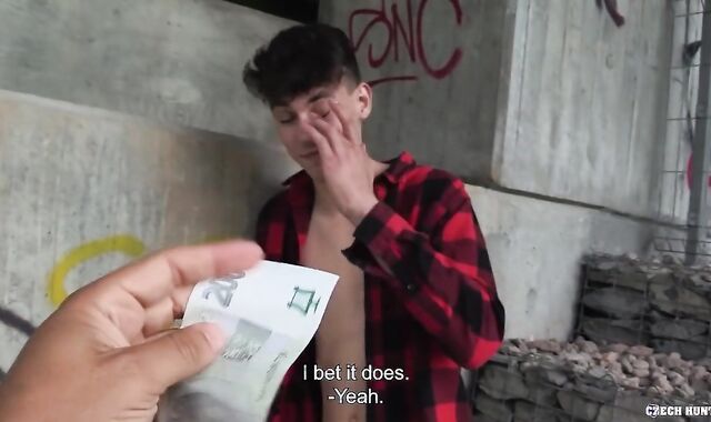 BigStr - He Finds A Stellar Guy Under The Bridge Who Needs A Horny Company And A Plenty Of Of Money