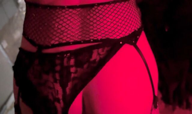 Caged Sissy Youngster in Undies Fucked and Bred Deep by Father's Fat Salami