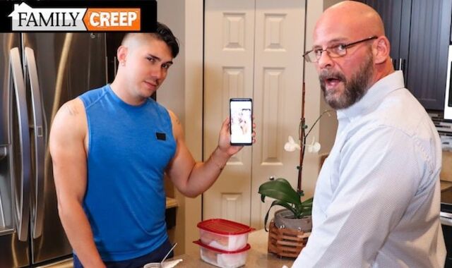 FamilyCreep - Latino Jock Gets PULVERIZED BY HIS STEPFATHER'S MASSIVE SPUNK-SHOTGUN