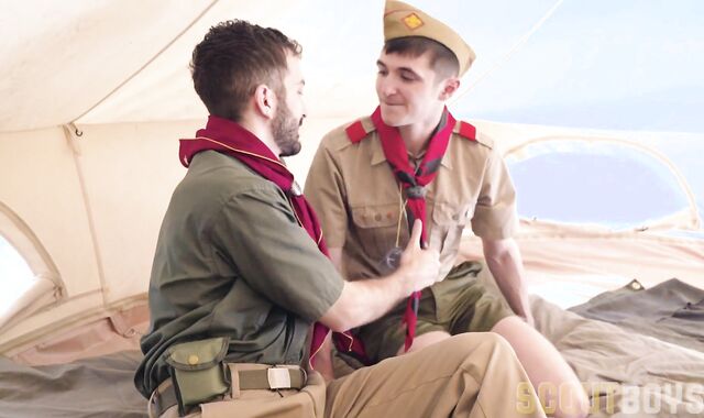 ScoutBoys - Ultra-Supah-Super-Cute smooth scout boy barebacked by ultra-kinky DILF
