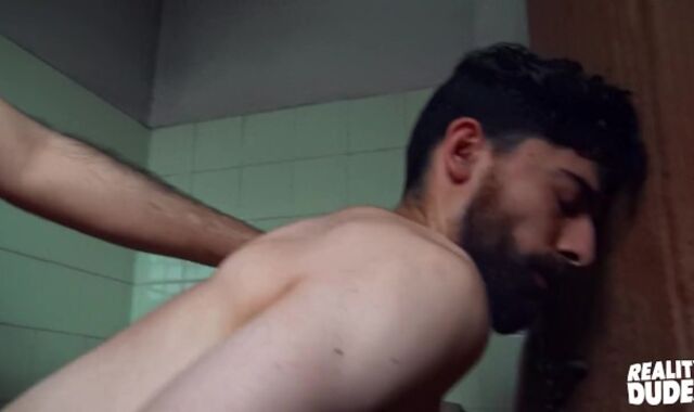 REALITY GUYS - Adonis Keeps Fuckin' Andy Against The Wall Until His Hard-On Became Truly Rock Rock-Hard