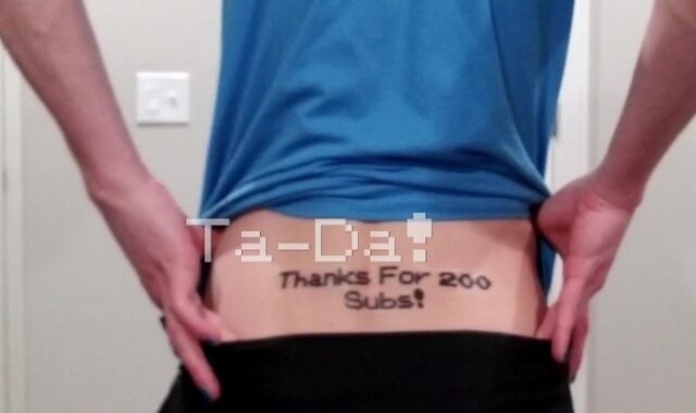 Femboy Celebrates 200 Subscribers