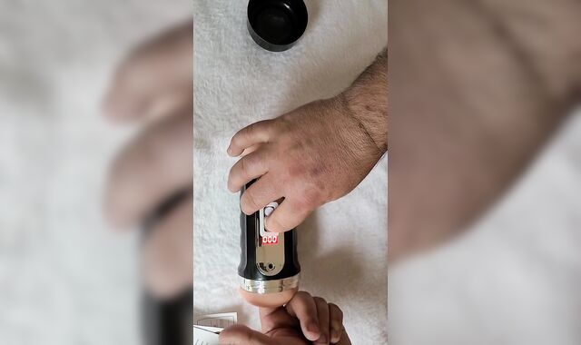 Unbox and use new romp toy