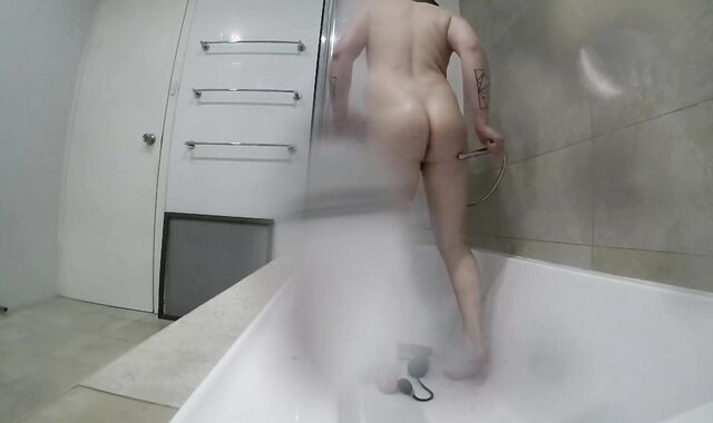 TWINK TAKES HUMUNGOUS BUTTFUCK INSERTIONS, GOING FIST DEEP, EXTREME OPEN UP IN BATHROOM 2