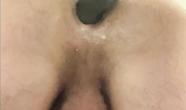 Intense ass-fuck foray climaxes from rock rock-hard and deep pounding