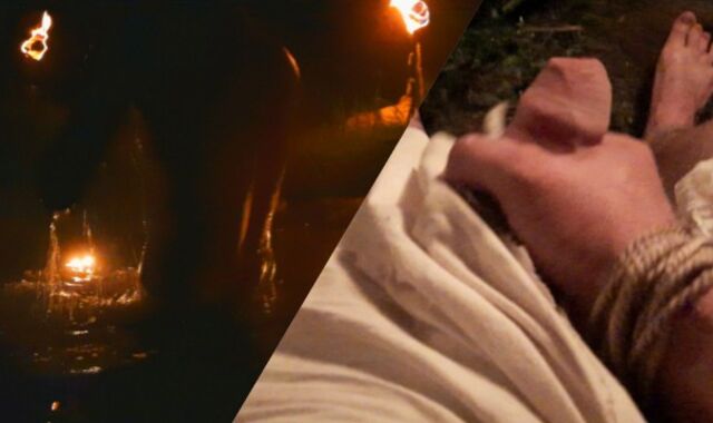 A young ancient Egyptian pharaoh went to refresh himself in the Nile River after a warmth wave