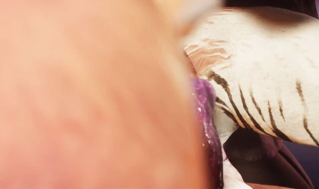 [Fart Fetish] Minotaur Blows A Stream Inside Tiger Man After Very First-Ever Sitting on His Face | Insatiable Life Furry