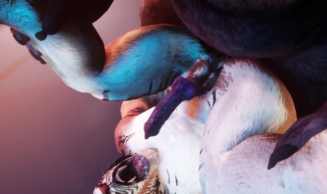 [Fart Fetish] Minotaur Blows A Stream Inside Tiger Man After Very First-Ever Sitting on His Face | Insatiable Life Furry