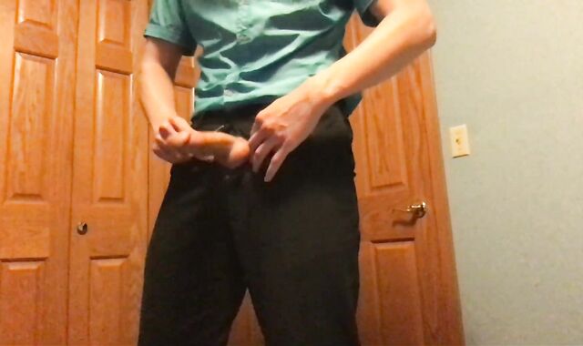 Buisness Casual- Teenage Solo Getting Off