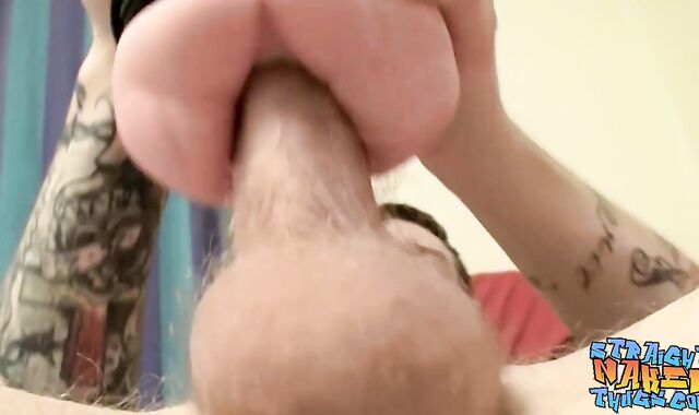 Heterosexual thug Blinx drains off and uses fleshlight to spunk