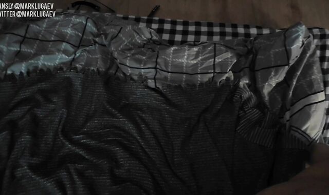 Slim lovely femboy services grinder man with massive uncut salami