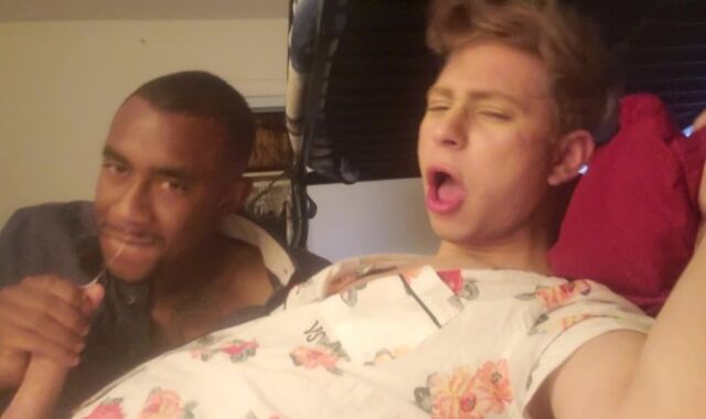 Daniel Hausser / Bucky Wright Jism in throat fuck session