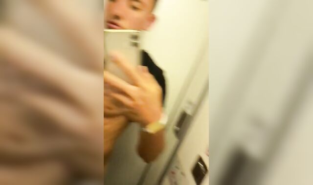 I was super-naughty on the flight , I couldn't wait any longer and I jerked in the bathroom of the plan