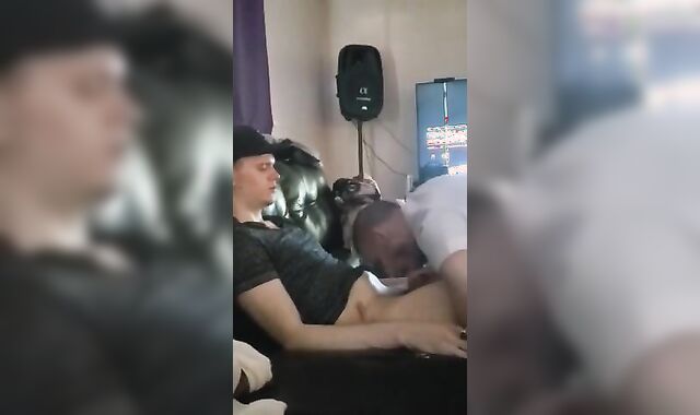 Deep Throating his thick supah super-fucking-hot trouser snake until he shoots a load in my gullet