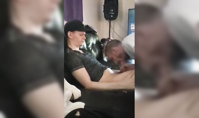 Deep Throating his thick supah super-fucking-hot trouser snake until he shoots a load in my gullet