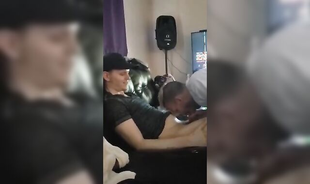 Deep Throating his thick supah super-fucking-hot trouser snake until he shoots a load in my gullet