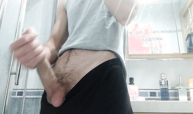 I Came Back Mischievous From The Nudist Beach And Blasted The Supah-Scorching Jizz From My Excellent-Sized Rock-Hard-On