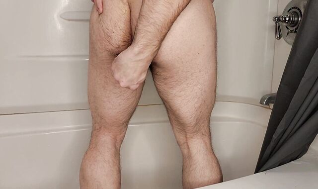 Imagining my fucktoy is a firm shaft packing me up with jism on wool decorated torso