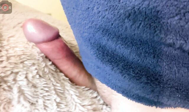 Mighty Man Orgasm while Drilling Pillow and Cum Hands Free-For-All-For-All with Yells and Messy Talk - 4K