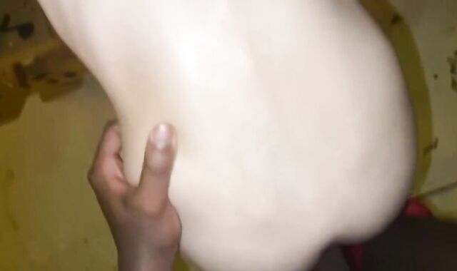 My tight lad culo gets wrecked by his ginormous dark-hued shaft!