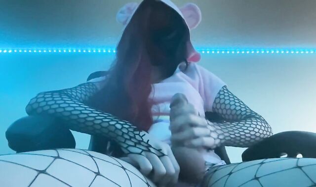 Super-Cute Goth Femboy Helps You Jizm (onlyfans $5 @vampwixie)