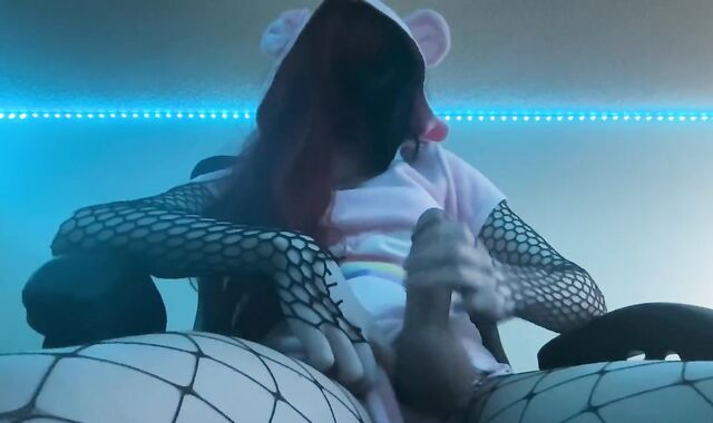 Super-Cute Goth Femboy Helps You Jizm (onlyfans $5 @vampwixie)