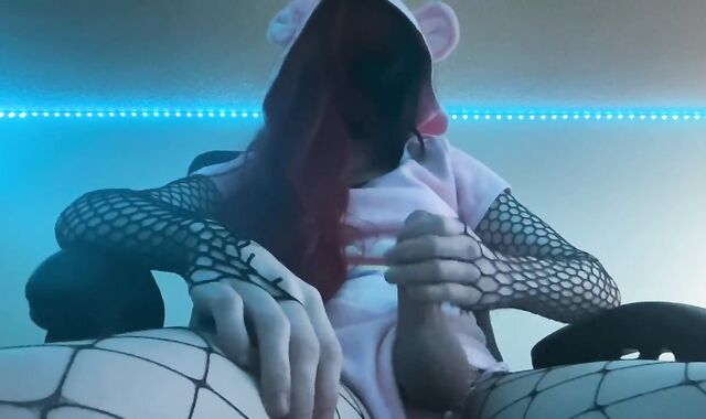 Super-Cute Goth Femboy Helps You Jizm (onlyfans $5 @vampwixie)