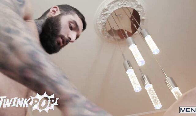 TWINKPOP - Whorish Youngster Theo Brady Gets His Tight Caboose Fuck-Hole Poked By Crimson-Super-Steamy Fireman Tony D'Angelo