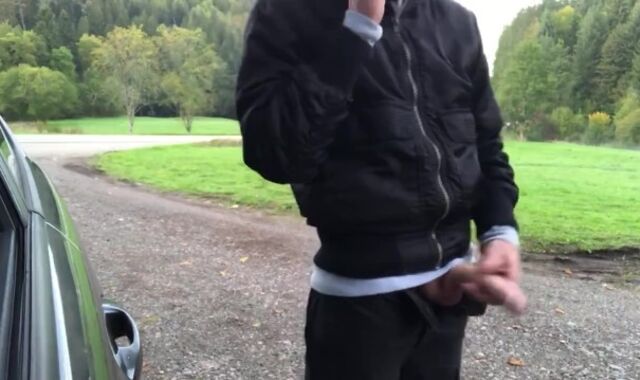 In Germany people don’t care, when you squirt a ball-sac on the roadside.