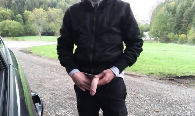 In Germany people don’t care, when you squirt a ball-sac on the roadside.