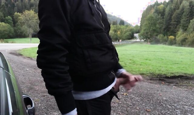 In Germany people don’t care, when you squirt a ball-sac on the roadside.