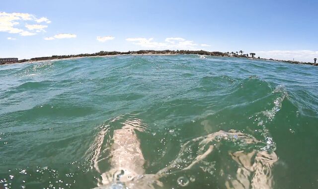 I spunk just for the delight of perceiving free-for-all-for-all, naked on a public beach