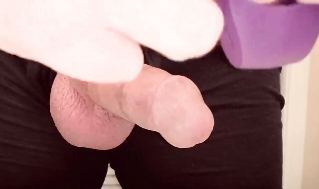 Stimulating Boy Meat Ring Gives Me a Mitts-Free-For-All-For-All Slow-Motion Jizz Shot!