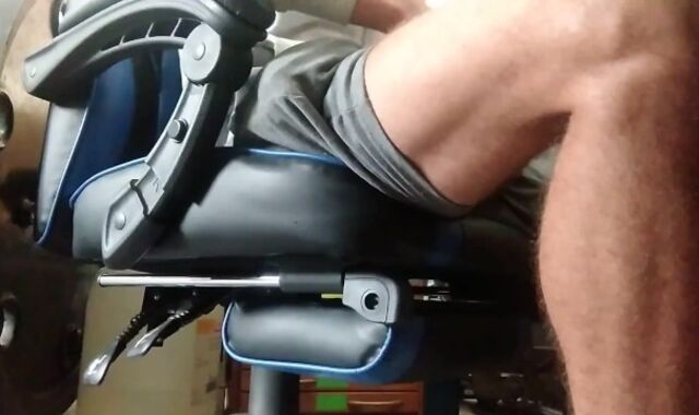 I Take My Chisel Out And Cum In The Workshop Taking A Opportunity Someone Entering And Wanting To Gargle My Spunk-Shotgun????