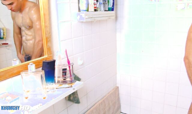 Sexy insurrer serviced in a shower: alex