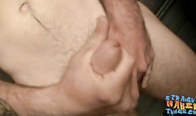 Nice heterosexual thug masturbates after solo jerking off