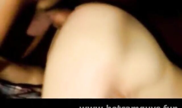 White Homosexual Couple Bed Pulverize