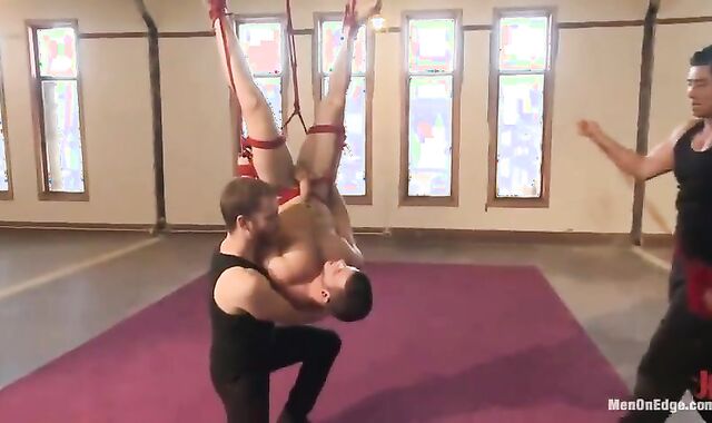 Suspended Upside Down