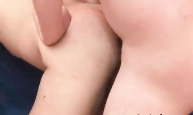 obscene smooth-shaven gay gives blow-job and swamp palatable pearl juice